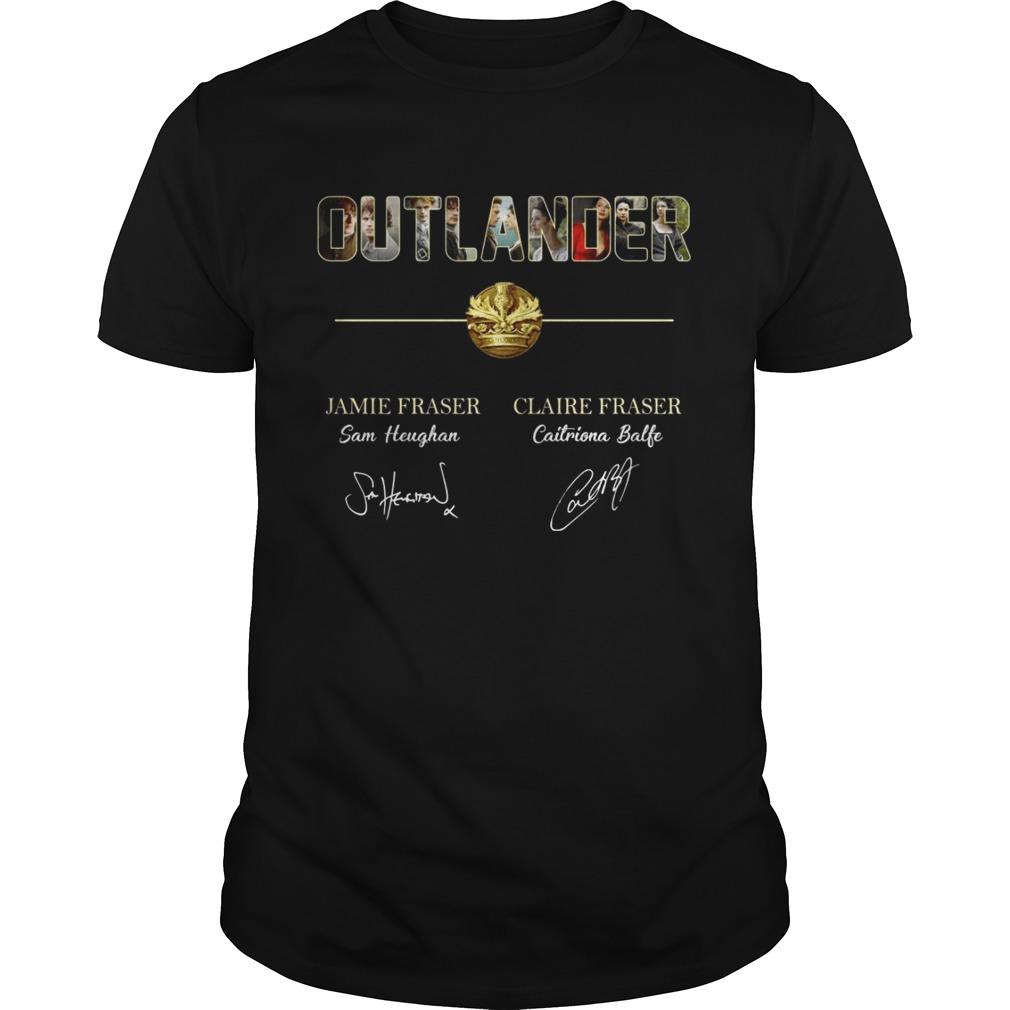 Outlander Jamie Claire Fraser signature shirt