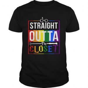 Guys Straight Outta The Closet Pride LGBT Tshirt