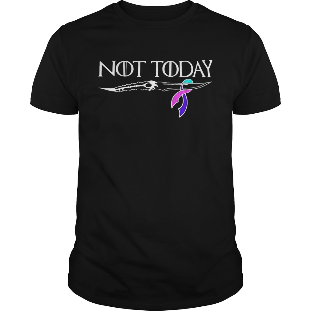 Thyroid cancer not today Game of Thrones shirt