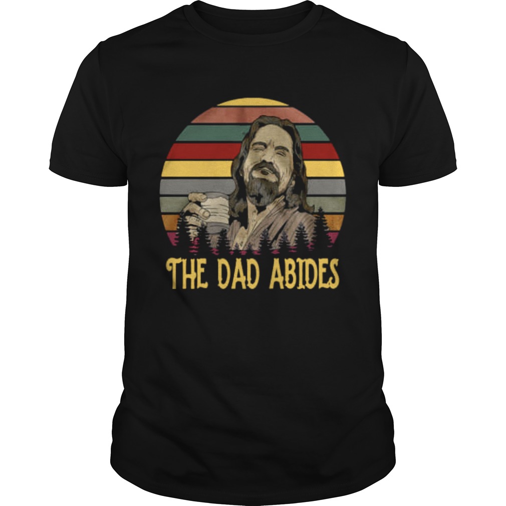 Vintage Big Lebowski the dad abides t-shirt