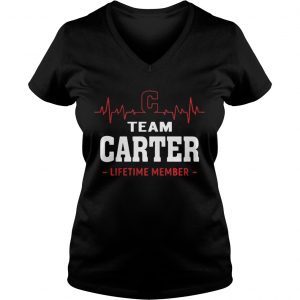 Heartbeat team Carter lifetime member Ladies Vneck