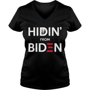 Hidin from Biden Ladies Vneck