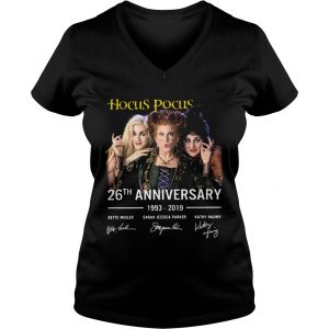 Hocus Pocus 26th anniversary 1993 2019 signature Ladies Vneck