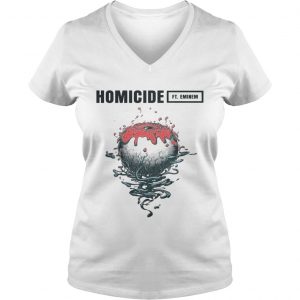 Homicide logic ft Eminem Logo Ladies Vneck