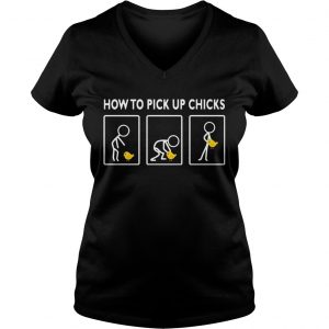 How To Pick Up Chicks Youth Ladies Vneck