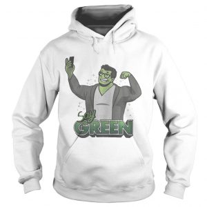 Hulk Avengers endgame say green Hoodie