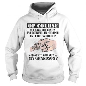 I Have The Best Partner In Crime Havent You Seen My Grandson Hoodie
