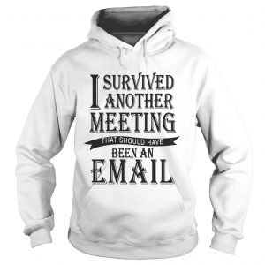 I Survived Another Meeting Hoodie