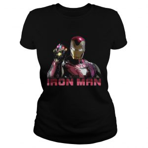 I am Iron Man Avengers Endgame Nano gauntlet Ladies Tee