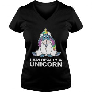 I am really a Unicorn Ladies Vneck