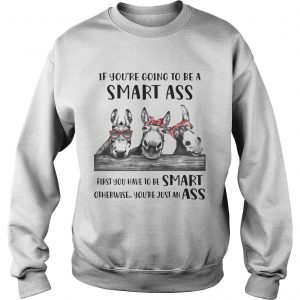If Youre Going To Be A Smart Ass Donkey Sweatshirt