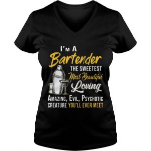 Im A Bartender The Sweetest Most Beautiful Loving Ladies vneck