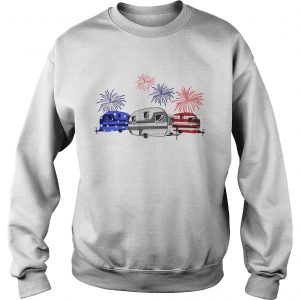 Independence day 4th of July camping beauty America flag Sweatshirt