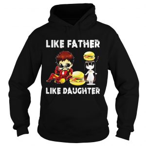 Iron man and daughter hamburger like father like daughter Avengers Endgame Hoodie