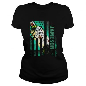 Jameson whisky Independence Day American flag Ladies Tee