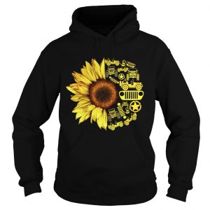 Jeep Sunflower hand Hoodie