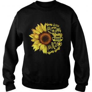 Jeep Sunflower hand Sweatshirt