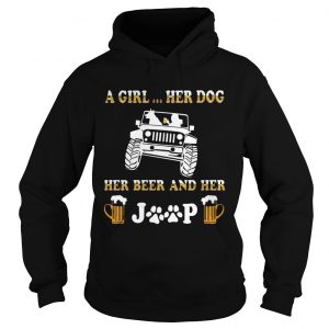 Jeep a holic A girl her dog and her Jeep Hoodie
