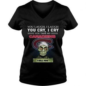 Jeff Dunham Achmed the Dead Terrorist laugh cry Montreal Canadiens I kill you Ladies Vneck