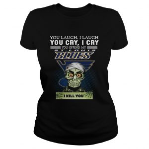 Jeff Dunham Achmed the Dead Terrorist laugh cry St Louis Blues I kill you Ladies Tee