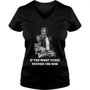 John Wick If you want peace prepare for war Ladies Vneck
