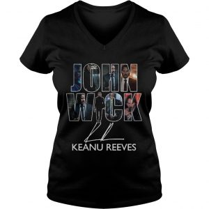 John Wick Keanu Reeves signature Ladies Vneck