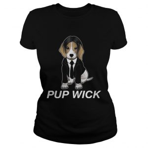 John Wick Puppy Pup Wick Ladies Tee
