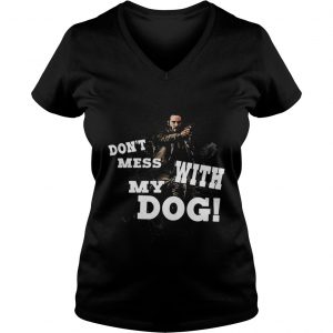 John wick dont mess with my dog Ladies Vneck