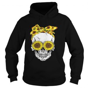 Lady Skull sunflower Hoodie