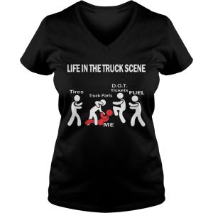 Life In The Truck Scene Ladies vneck