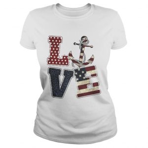 Love anchor America Ladies Tee