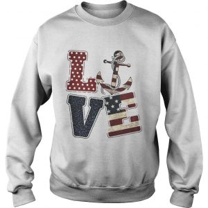 Love anchor America Sweatshirt