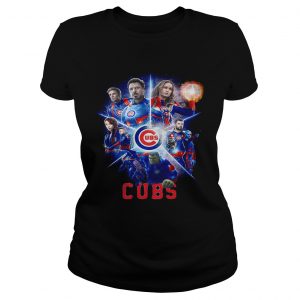 Love both Chicago Cubs and Avengers Endgame Ladies Tee