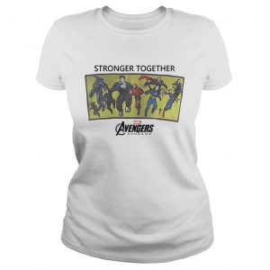 Marvel Avengers endgame stronger together lineup Ladies Tee