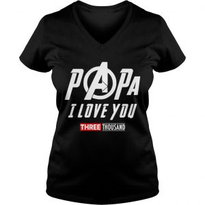 Marvel Papa I Love You 3000 Ladies Vneck