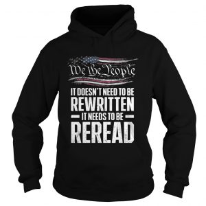 Me the people it doesnt need to be rewritten it needs to be reread Hoodie