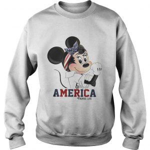 Mickey American nurse life Sweatshirt