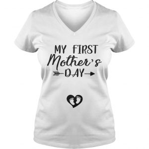 My First Mothers Day Ladies Vneck
