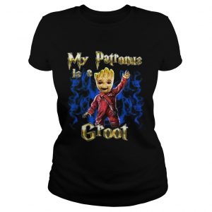 My Patronus Is A Groot Harry Potter Groot Ladies Tee