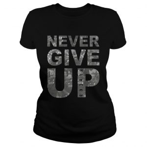 Never Give Up BLACKB Liver Team Ladies Tee
