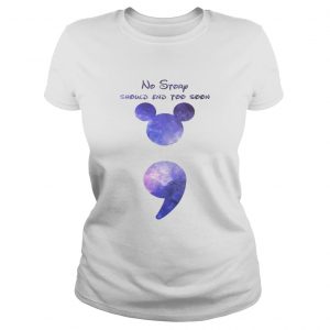 No Story Should End Too Soon Mickey Hat Suicide Awareness Ladies Tee