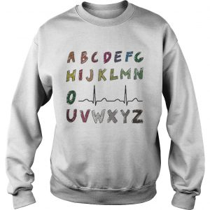Nurse Alphabet heartbeat Sweatshirt