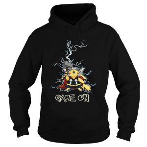 Pikachu being the God of Thunder Thor game on Hoodie