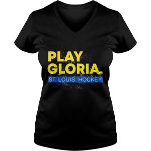 Play gloria st louis hockey Ladies Vneck