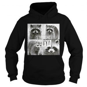 Racoon straight outta rescue Hoodie