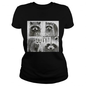 Racoon straight outta rescue Ladies Tee