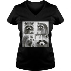 Racoon straight outta rescue Ladies Vneck