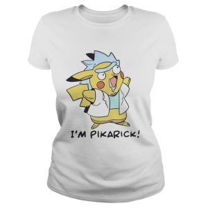Rick and Morty Fusion Pikachu Im Pikarick Ladies Tee