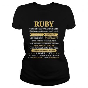 Ruby completely unexplainable notices everything Ladies Tee