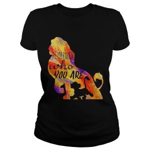 Simba remember who you are lion king Ladies Tee
